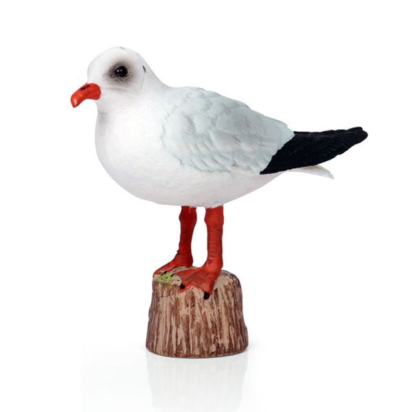 

simulation miniature red-billed gull home decor figurine garden toy bird model