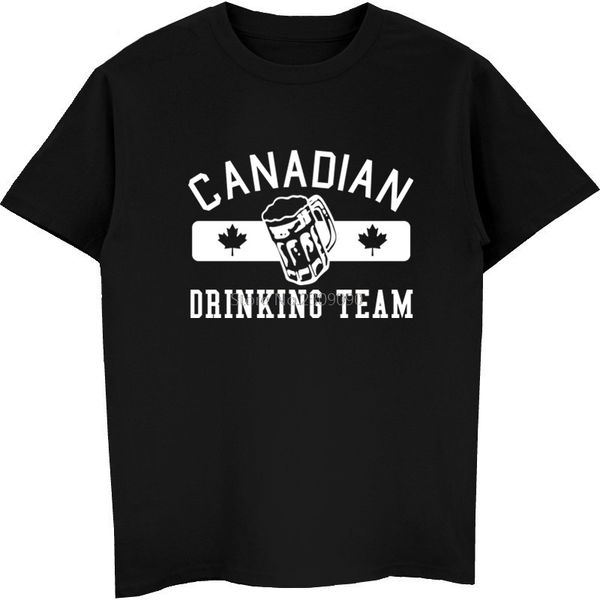 

funny canadian drinking team t-shirt summer men cotton short sleeve t shirt casual male shirt hip hop tees harajuku streetwear
