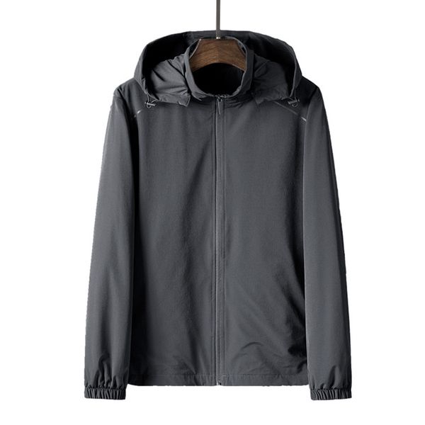 

мужской ultra light куртки с капюшоном супер тонкой ветровка куртка packable пальто кожи солнцезащитный водоустойчивый пляж вскользь куртки, Blue;black