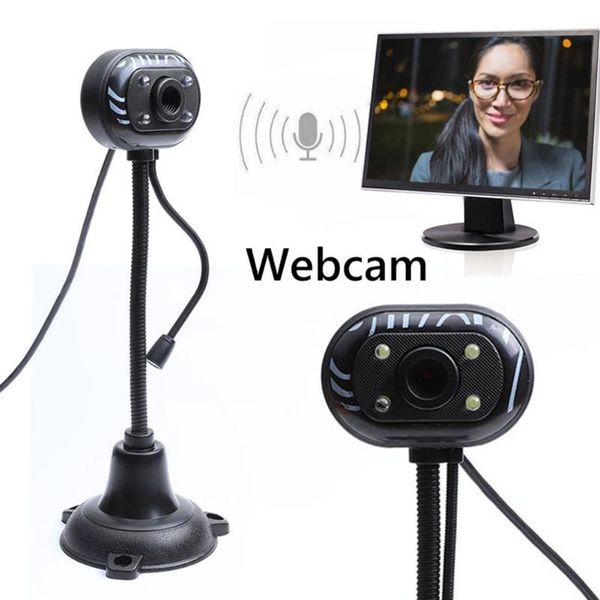 

портативный веб-камера камера mic компьютер pc usb 2.0 hd laptop прочное видео микрофон для офиса школы рабочей аксессуары