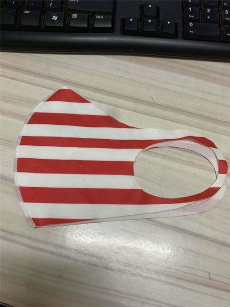 

printed camouflage flag summer face tie-dye masks breathable dustproof protective masks washable reusable face cover