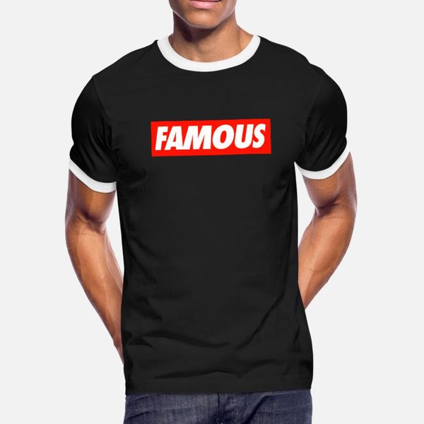 

famous t shirt men character cotton s-3xl family fit comfortable spring unique shirt