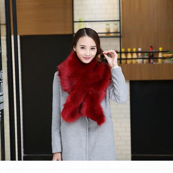 

faux fur collar cape shawl winter women solid long hair imitated fur scarves lady's autumn fashion irregular large shawl 6 color d19011, Blue;gray