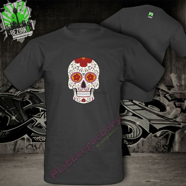 

t-shirt la catrina mexican sugar skull skull tattoo skull motif 6
