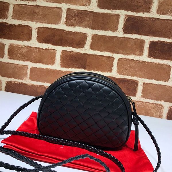 

new designer classic fashion 7a high-end quality one-shoulder ladies bag obsidian black calfskin adjustable long shoulder strap fashionable