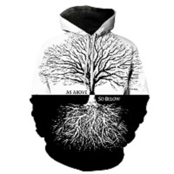 

новая осенне-зимняя толстовка 2019 мужчин 3d печати толстовку, Black