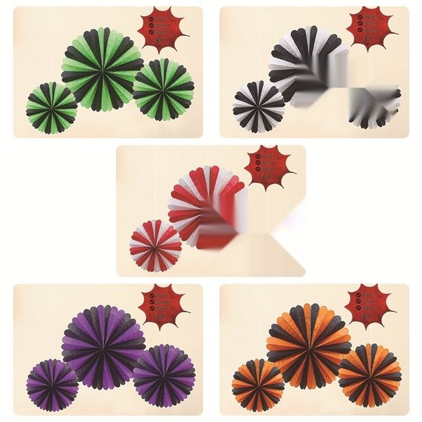 

juebao new halloween paper flower wansheng ghost decoration bar ghost festival atmosphere pull flag pull flag decoration dfjk5