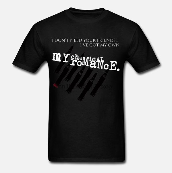 

my chemical romance i don't need your friends i've got my own t-shirt official