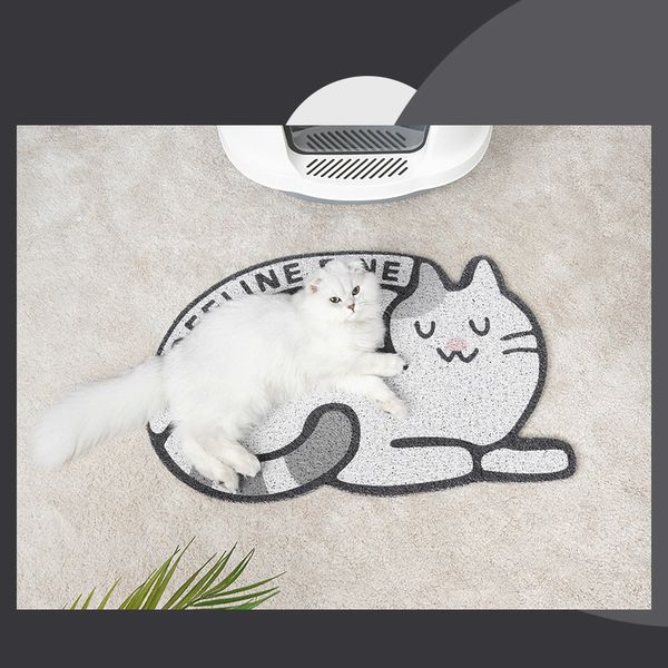 

prevent cat litter from taking out the cat rubbing foot pad, litter basin pad, splash-proof cat toilet pad and anti-slip pad
