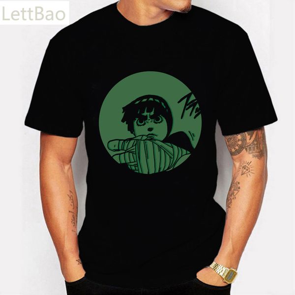 

rock lee naruto shippuden hipster print cartoon men tshirts casual summer loose tees cute ulzzang vintage harajuku t-shirts