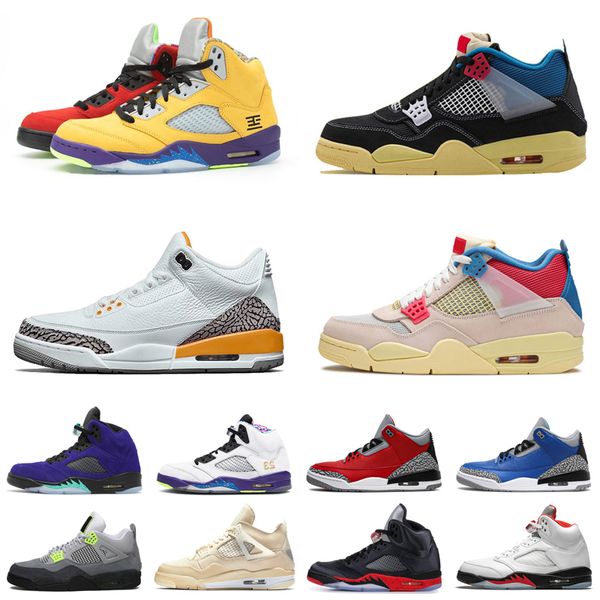 

what the 3 4 5 og jumpman men basketball shoes alternate bel grape union black guava ice sail mens trainers sports sneakers