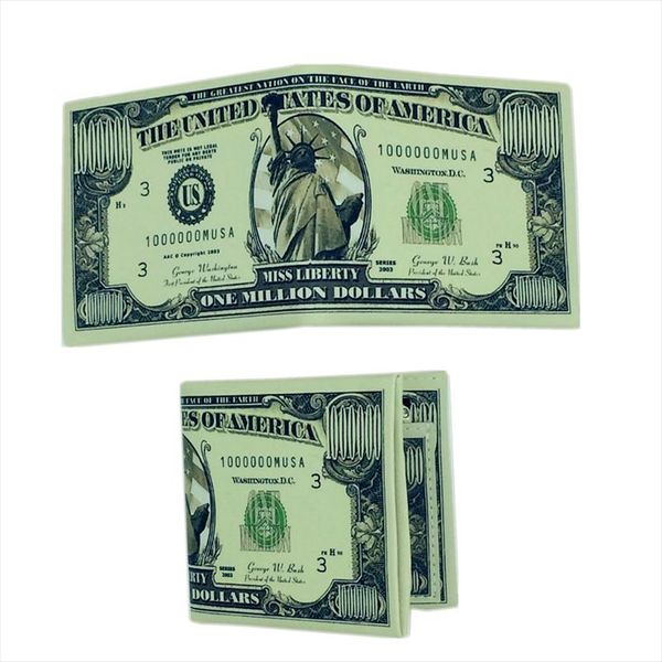

2019 new men women pu leather paper dollar euro russian ruble wallet thin mini purse 2 fold student gift coin bag, Red;black