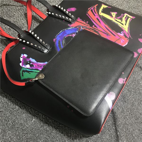 

2020 fashion women shoulder bag genuine leather rivets spikes bow crossbody bags tote designer handbags shopping bag