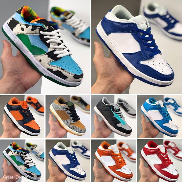 

2020 men women casual shoes chunky dunky dunk skateboard sneakers parra valentine day raygun tie dye black mens trainers 36-45