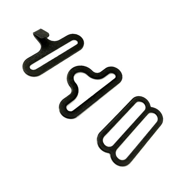 

50sets adjustable hook shoulder strap cravat hardware bow tie clip fastener