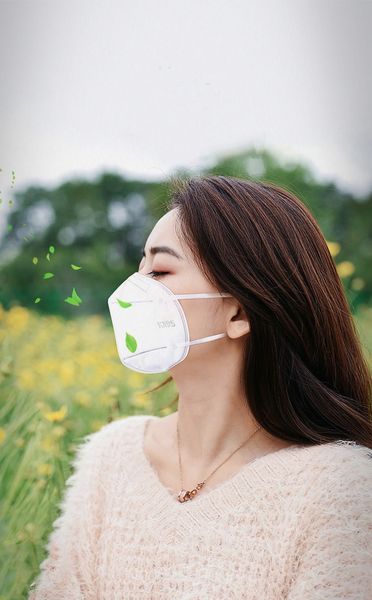 

kn95 mask five-layer with melt blown cloth (1 pack) face mask, dust-proof, fog-proof and odor-proof disposable face mask