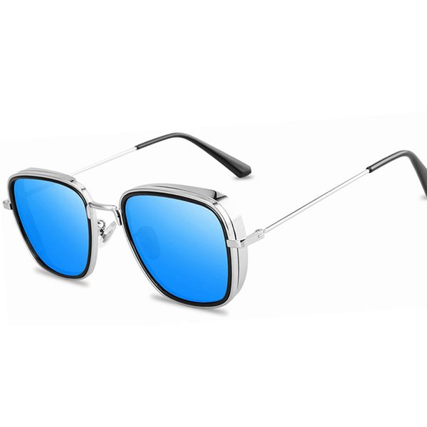 

2020 new fashion big frame sunglasses men square fashion glasses for women retro sun glasses vintage gafas oculos, White;black