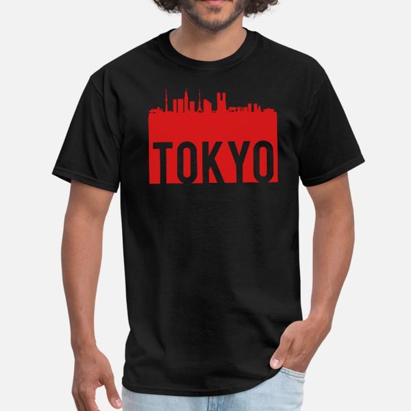 

tokyo skyline t shirt men gift cotton o neck normal gift funny casual summer style pattern shirt