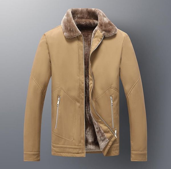 

mens designer jacket winter long sleeve lapel neck outdoor coats casual male jackets plus size male clothing, Black;brown