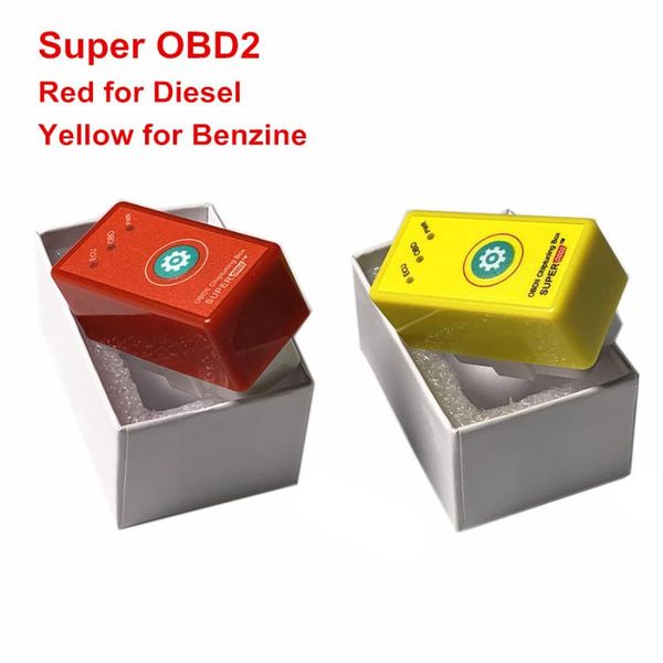 

50pcs/lot super obd2 car chip tuning box plug and drive superobd2 powerprog more torque as nitro obd2 chip tuning