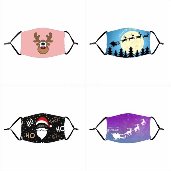 

gum monkey mouth mask reusable cartoon print cubrebocas con caritas ultraviolet proof washable running riding bike protective mask nhaxt#350, Black