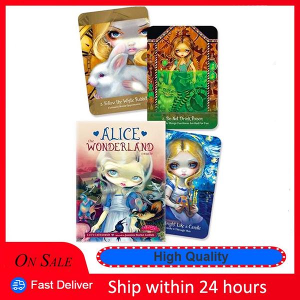 

the party english gift deck wonderland playing board oracle tarot family tarot games card game alice cards for fqkda jjxh