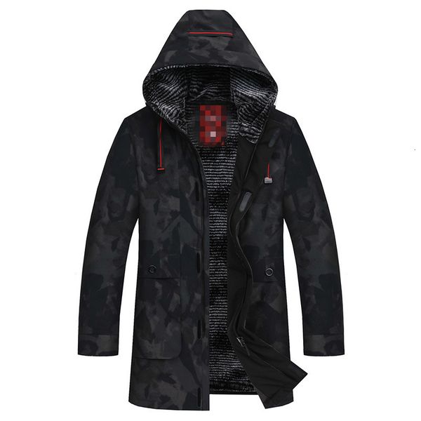 

8xl 7xl 6xl 90% dow н куртки мужчины зимняя куртка мужчины мода толстые теплые ветровки меховой белая утка dow п пальто casual man dow жакет, Black