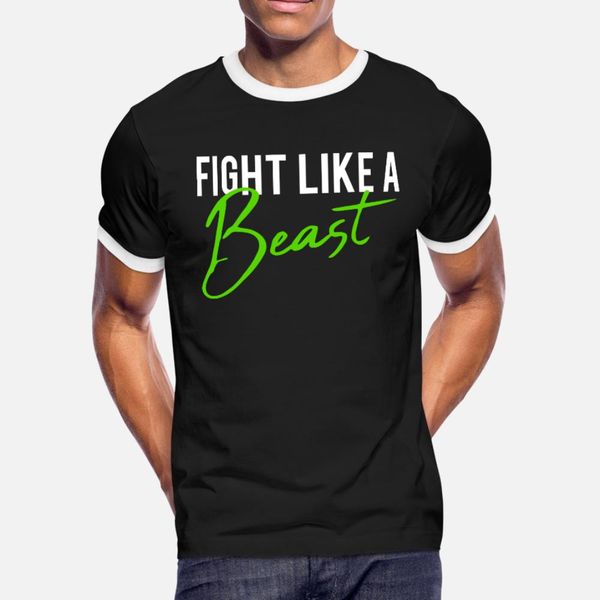 

2reborn fight like a beast центр спорт фитнес fun k майка мужчин печать футболка crew neck мужской подарок новый стиль весна kawaii рубашка