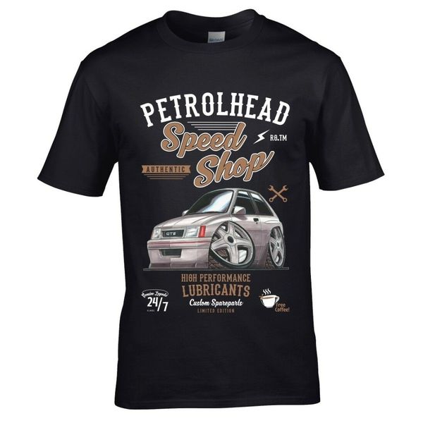 

koolart petrol head speed shop motif & retro nova gte car image 2019 summer style for man o-neck shirt