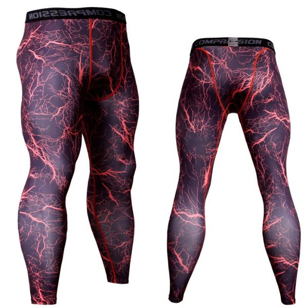 

compression pants running pants men training fitness sports leggings gym jogging trousers male sportswear yoga workout bottoms, Black;blue
