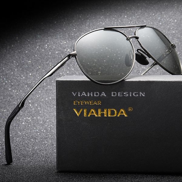 

viahda hd polarized uv 400 men's sunglasses brand new male cool driving sun glasses driving eyewear, White;black