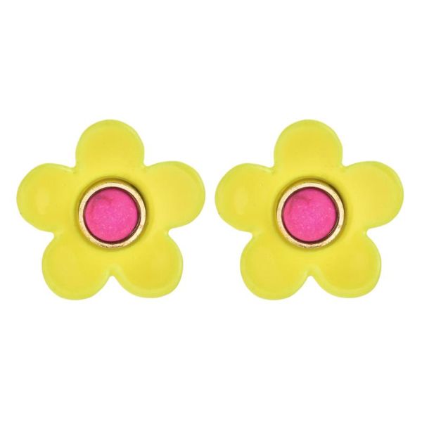 

stud summer spring blooming korean cute small flower earrings for women statement earring girl fashion jewelry, Golden;silver