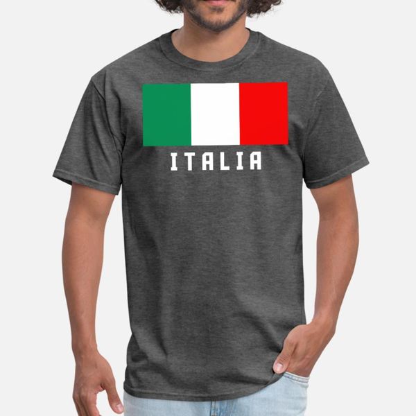 

italia t shirt men printing cotton round collar basic solid interesting comical summer style unique shirt