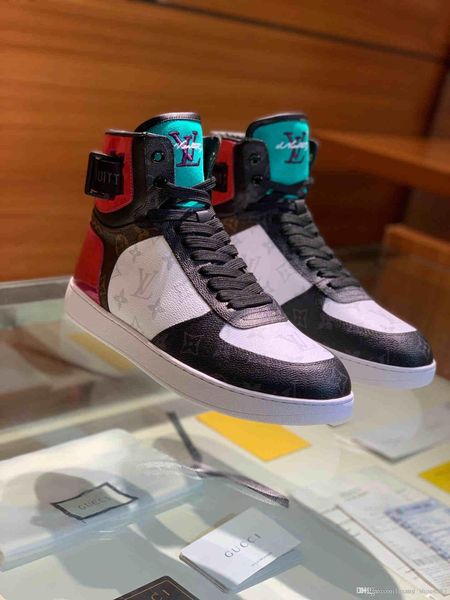 

2020 the latest luxembourg leather high-sneakers men's casual shoes fashion trend comfortable shoe size 38-45 type 39745400530