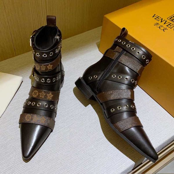 

high-heeled ankle boot woman 2020 new korean spring and autumn winter martin boot small heel thick heel lean elastic single, Black