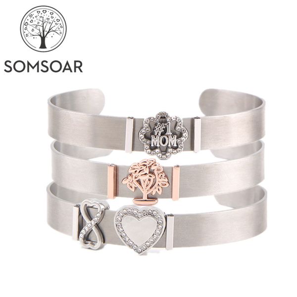 

presell product" 2020 c shape stainless steel half open fit 10mm diy slide keepering charms wholesale, Golden;silver