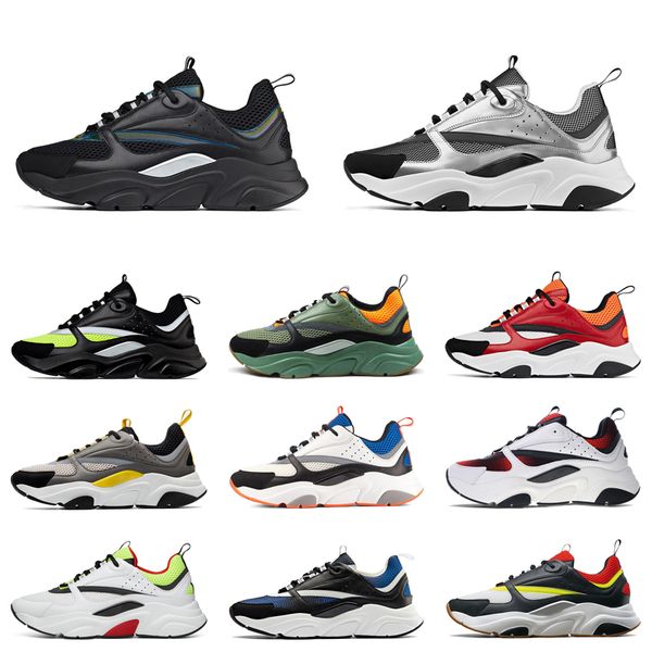 

designer b22 sneaker men women shoes vintage canvas and calfskin trainers luxury fashion low casual shoes, Black
