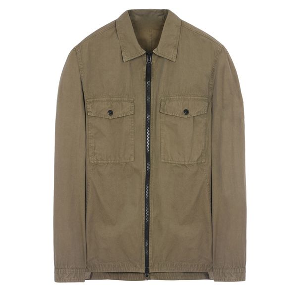 

overshirt old garment dye shirt t0ney men women jacket facshion cotton coat top, Black;brown
