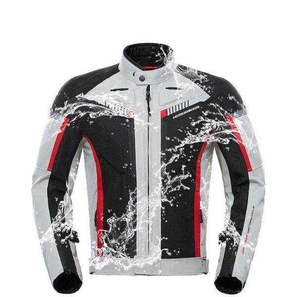 

motorcycle apparel herobiker spring autumn jacket men waterproof windproof moto riding racing motorbike clothing protective gear