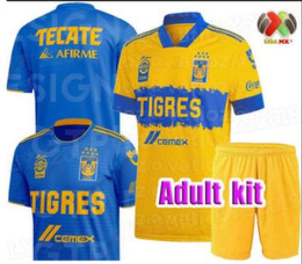 

7 star tigres uanl soccer jersey gignac vargas guerron men kit 2020 2021 camiseta de mexico tigres damian liga mx football shirts, Black