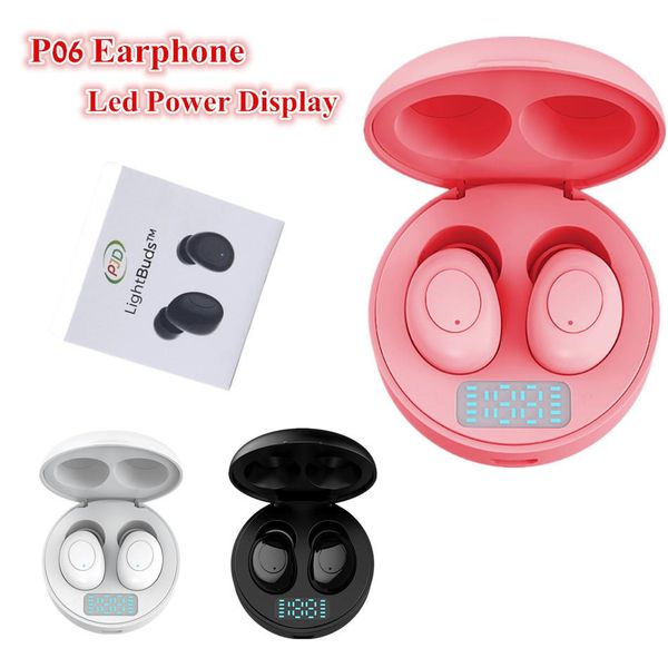 

cgjxsp06 tws new headphones sports earphone handswith led round charging case game noise cancelling smart wireless bluetooth in -ear ea