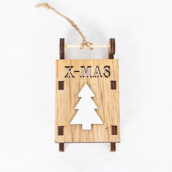 

drop cute tree hanging decorations gift wood sleigh pendant christmas ornament