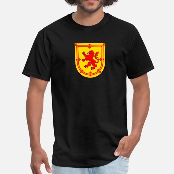 

scotland coat of arms king of scots t shirt men customized 100% cotton s-3xl leisure anti-wrinkle comfortable spring pattern shirt