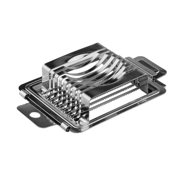 

stainless steel silver sectioner banana divider fruit slicer kitchen egg cutter