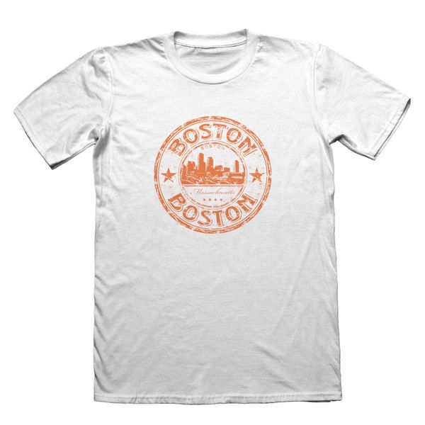 

2019 summer o-neck tee shirt boston massachusetts usa design t-shirt - funny men's gift t-shirt