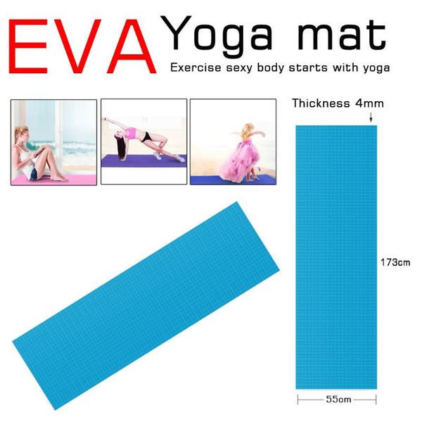 

yoga mats gym training mat lightweight cushion girls travel body building workout fitness equipment sports non slip thickened eva