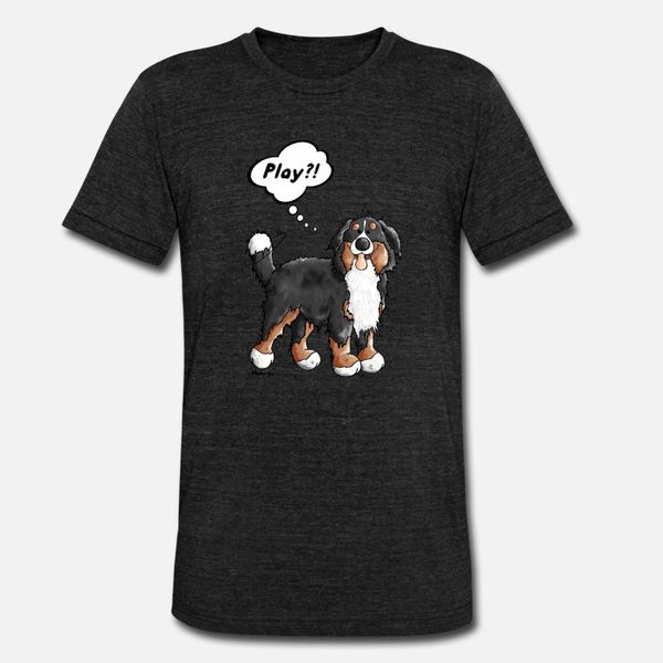 

play bernese mountain dog dogs gift t shirt men knitted cotton o neck normal interesting comfortable spring autumn pattern shirt