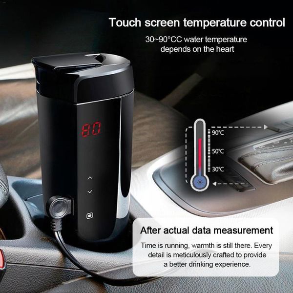 

intelligent car electric cup heating cup constant temperature water adjustment temperature kettle 12v boiling water hot