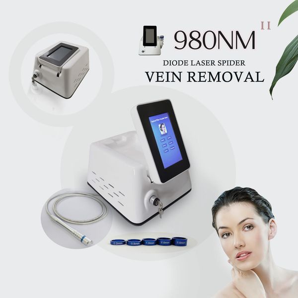 

diode laser 10w 980nm vascular removal treatment face veins beauty clinic use and beauty salons used vascular lesions therapy, Black
