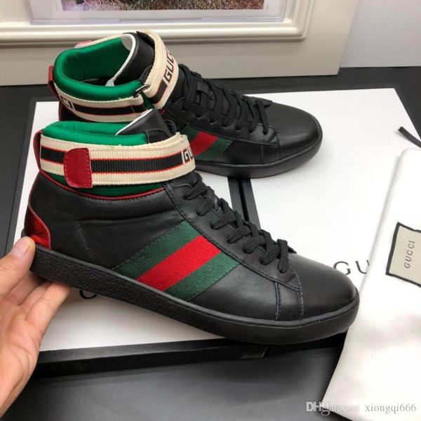 

2020 new bee ace fashion casual sneakers, comfortable and breathable, men's high-shoes, many colorsaa, Red;white